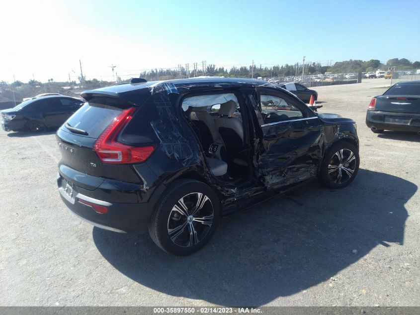 2022 VOLVO XC40 INSCRIPTION VIN: YV4AC2HL1N2737500