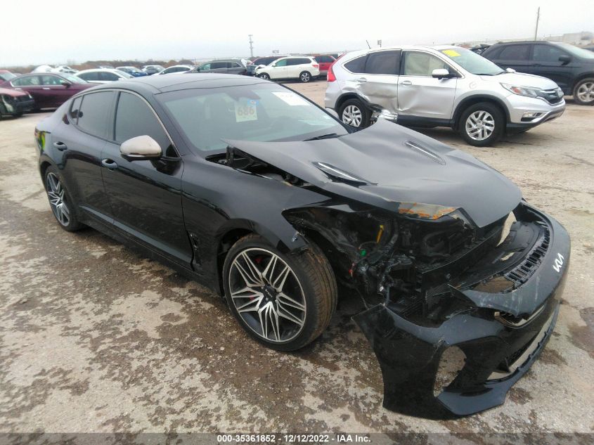 2022 KIA STINGER GT2 VIN: KNAE55LCXN6112395