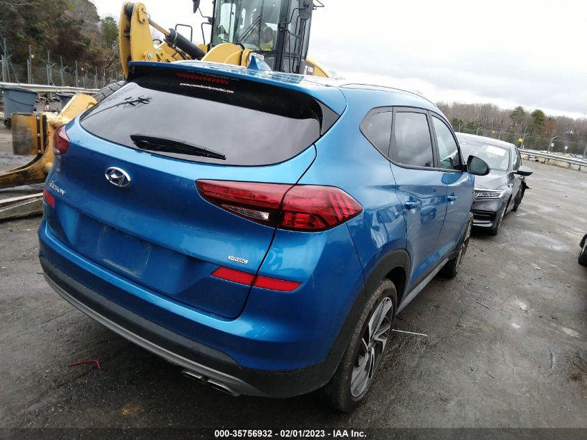 2021 HYUNDAI TUCSON SPORT VIN: KM8J3CAL6MU311836