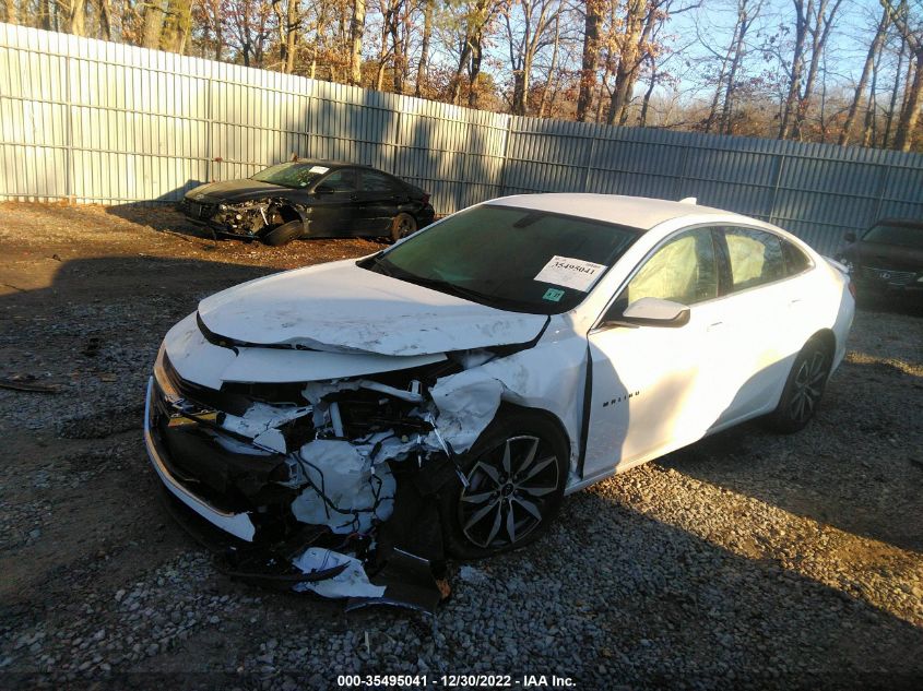 2022 CHEVROLET MALIBU RS VIN: 1G1ZG5ST1NF182943