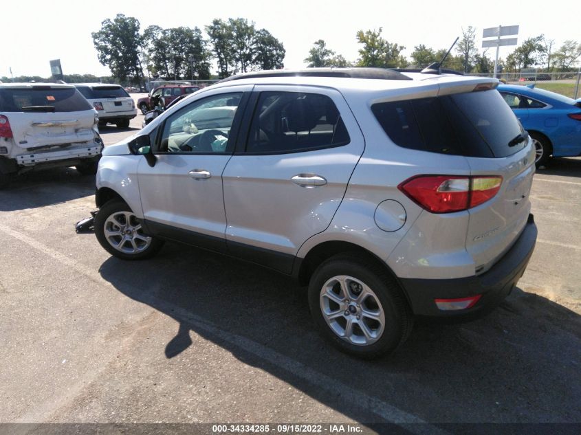 2022 FORD ECOSPORT SE VIN: MAJ6S3GL6NC462886
