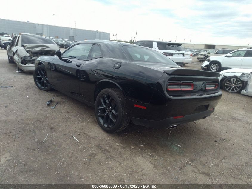 2022 DODGE CHALLENGER SXT VIN: 2C3CDZAG2NH155562