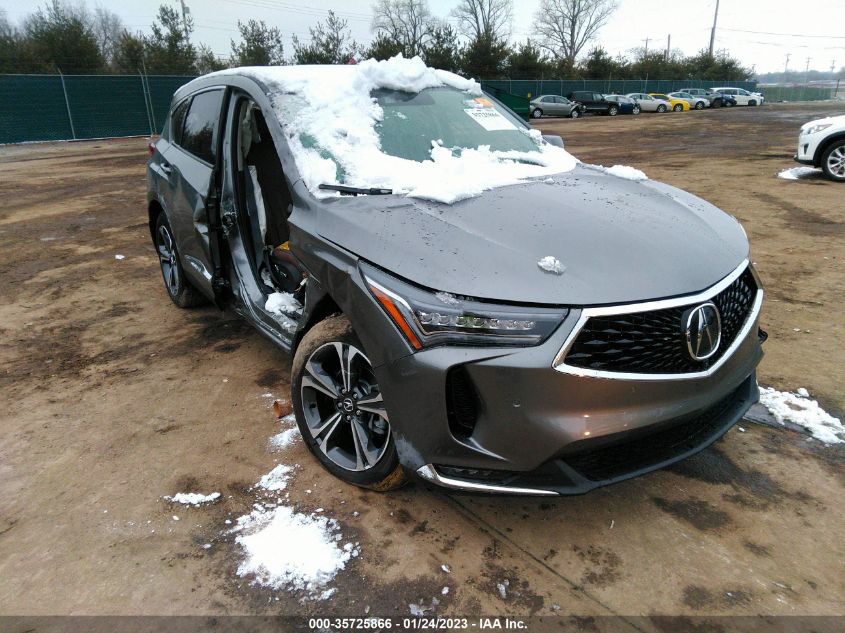 2022 ACURA RDX W/ADVANCE PACKAGE VIN: 5J8TC2H74NL015433