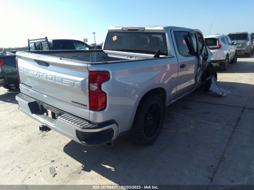2021 CHEVROLET SILVERADO 1500 CUSTOM VIN: 1GCPWBEH4MZ133613
