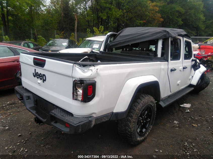 2021 JEEP GLADIATOR WILLYS VIN: 1C6HJTAGXML570919