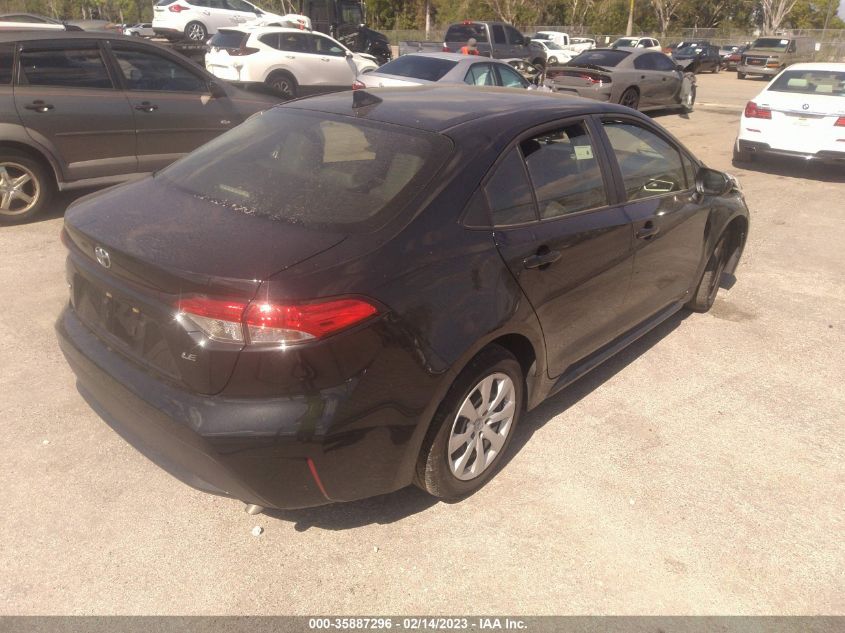 2022 TOYOTA COROLLA LE VIN: JTDEPMAE1NJ206769