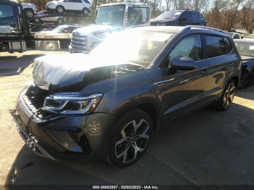 2022 VOLKSWAGEN TAOS SEL VIN: 3VV2X7B27NM017332