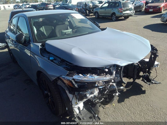 2022 HONDA CIVIC HATCHBACK SPORT VIN: 19XFL2H86NE020436