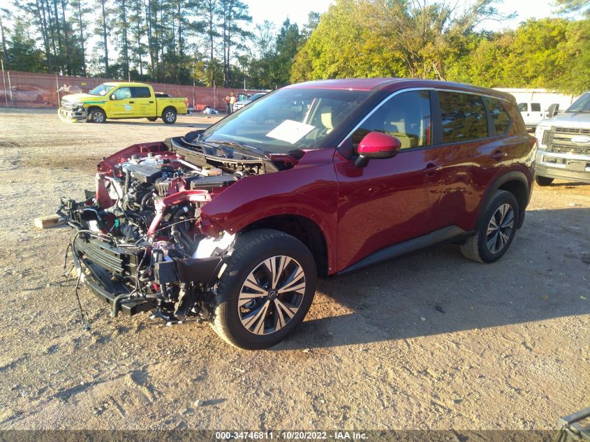 2022 NISSAN ROGUE SV VIN: 5N1BT3BA1NC732436