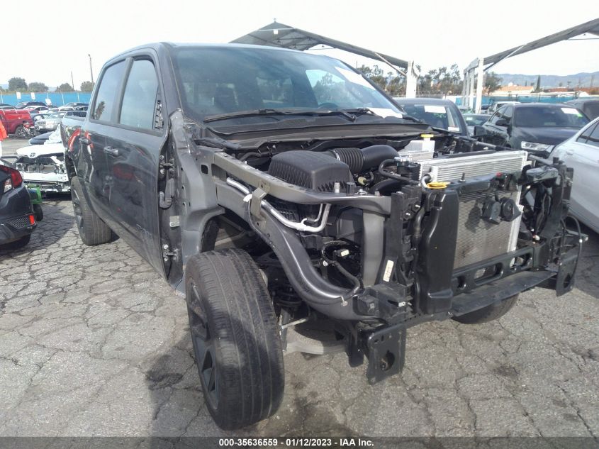 2021 RAM 1500 LARAMIE VIN: 1C6SRFJT0MN738908