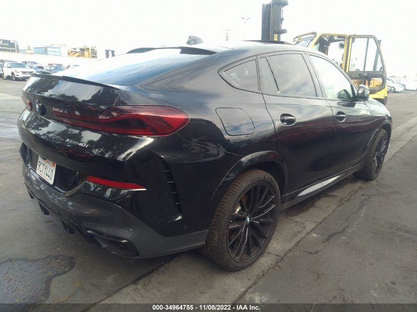 2022 BMW X6 XDRIVE40I VIN: 5UXCY6C05N9L11042