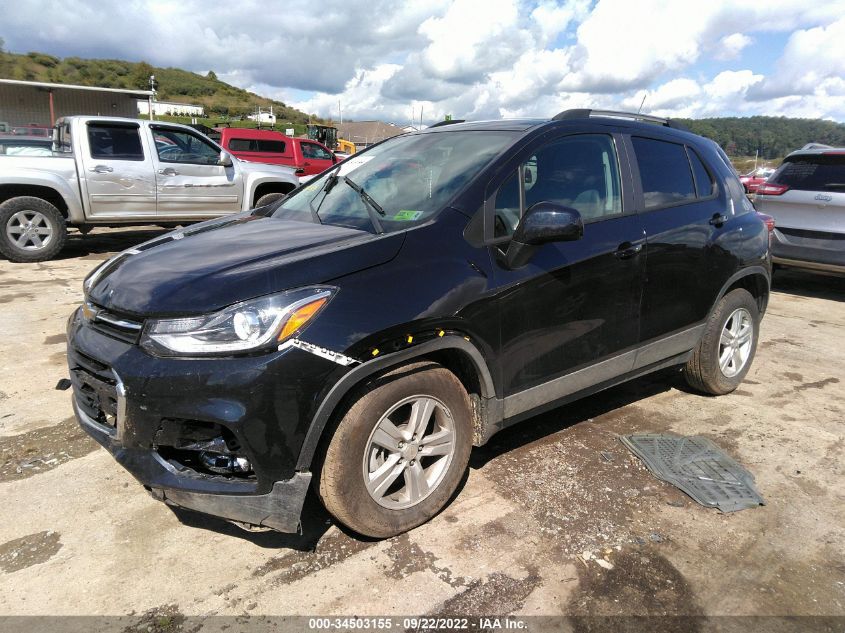 2022 CHEVROLET TRAX LT VIN: KL7CJPSM3NB525906