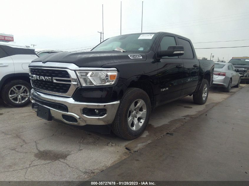 2022 RAM 1500 VIN: 1C6RREFT7NN186889
