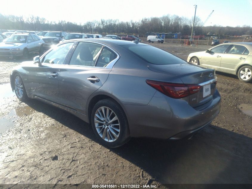 2020 INFINITI Q50 3.0T LUXE VIN: JN1EV7AR3LM254668