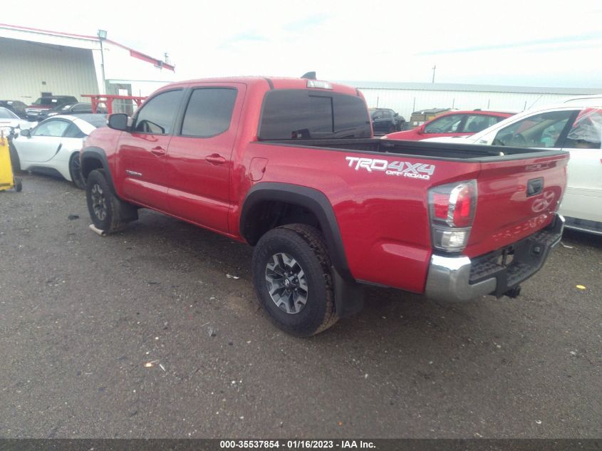 2022 TOYOTA TACOMA 4WD SR/SR5/TRD SPORT VIN: 3TMCZ5AN0NM529835