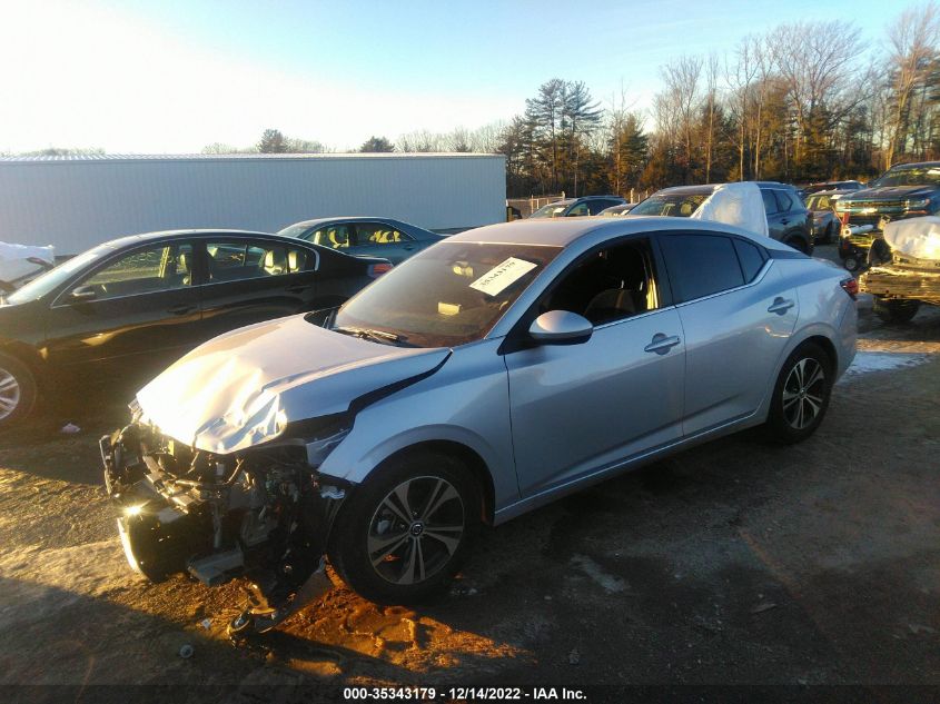 2022 NISSAN SENTRA SV VIN: 3N1AB8CV0NY300657