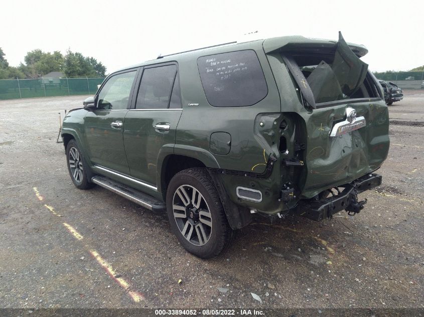 2022 TOYOTA 4RUNNER LIMITED VIN: JTEKU5JR1N5977726