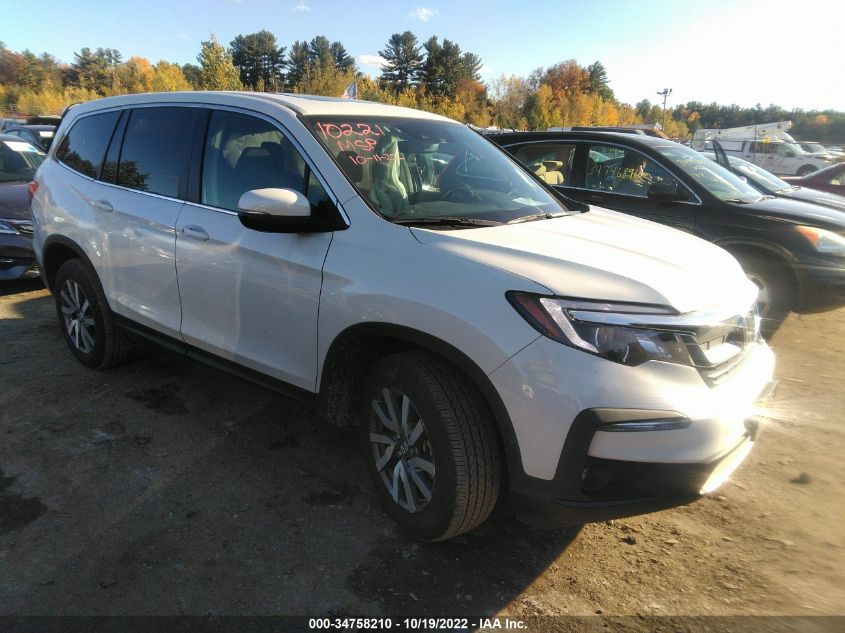 2021 HONDA PILOT EX-L VIN: 5FNYF6H54MB050749