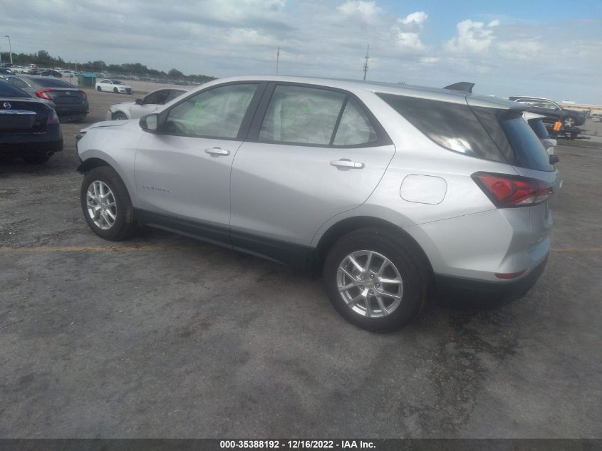 2022 CHEVROLET EQUINOX LS VIN: 2GNAXHEVXN6138105