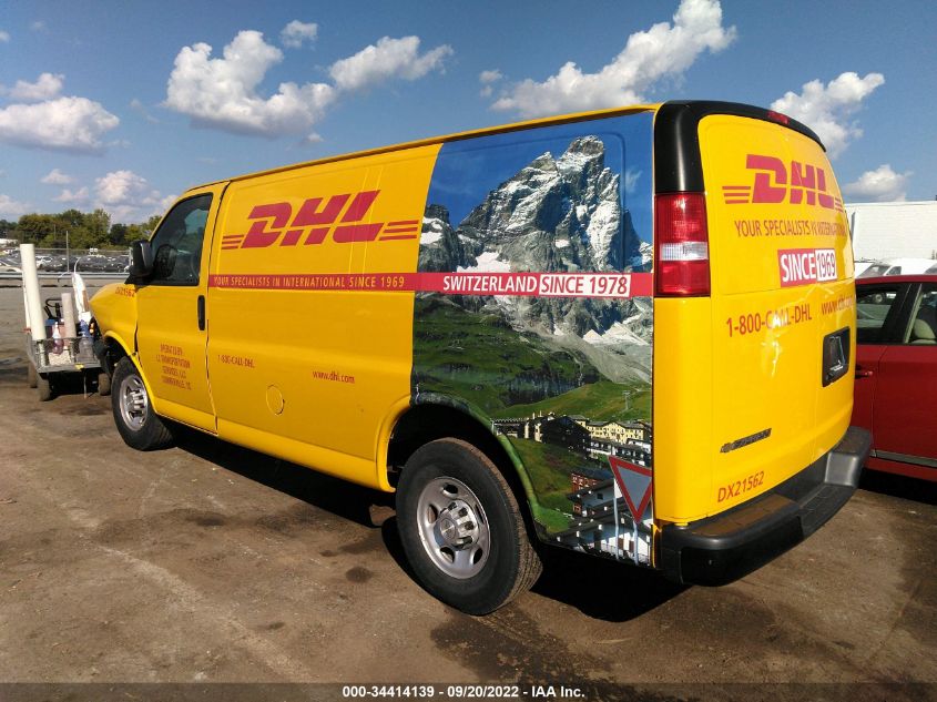 2021 CHEVROLET EXPRESS CARGO VAN VIN: 1GCWGAFP9M1245430