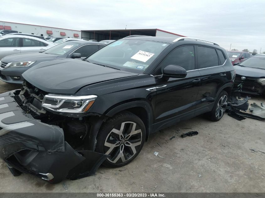 2022 VOLKSWAGEN TAOS SEL VIN: 3VV2X7B27NM066417