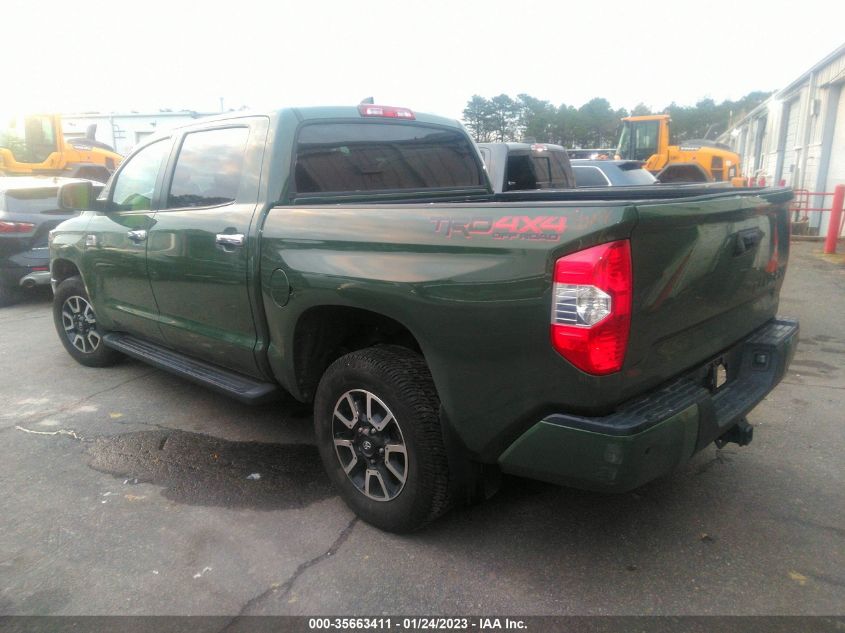 2021 TOYOTA TUNDRA 4WD PLATINUM/1794 EDITION VIN: 5TFAY5F10MX035676