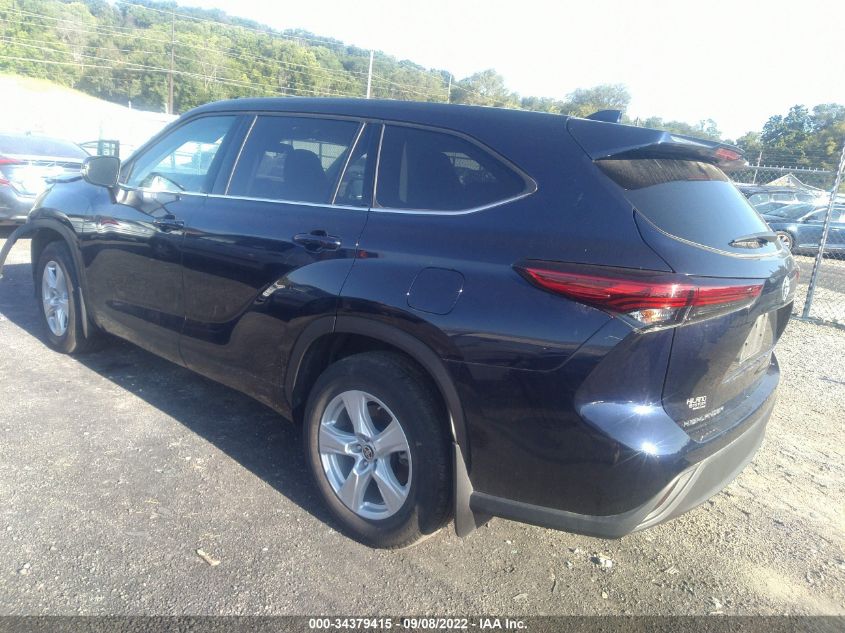 2021 TOYOTA HIGHLANDER L VIN: 5TDCZRBH2MS530368