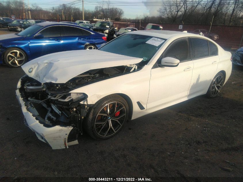 2022 BMW 5 SERIES 540I XDRIVE VIN: WBA73BJ0XNWX38888