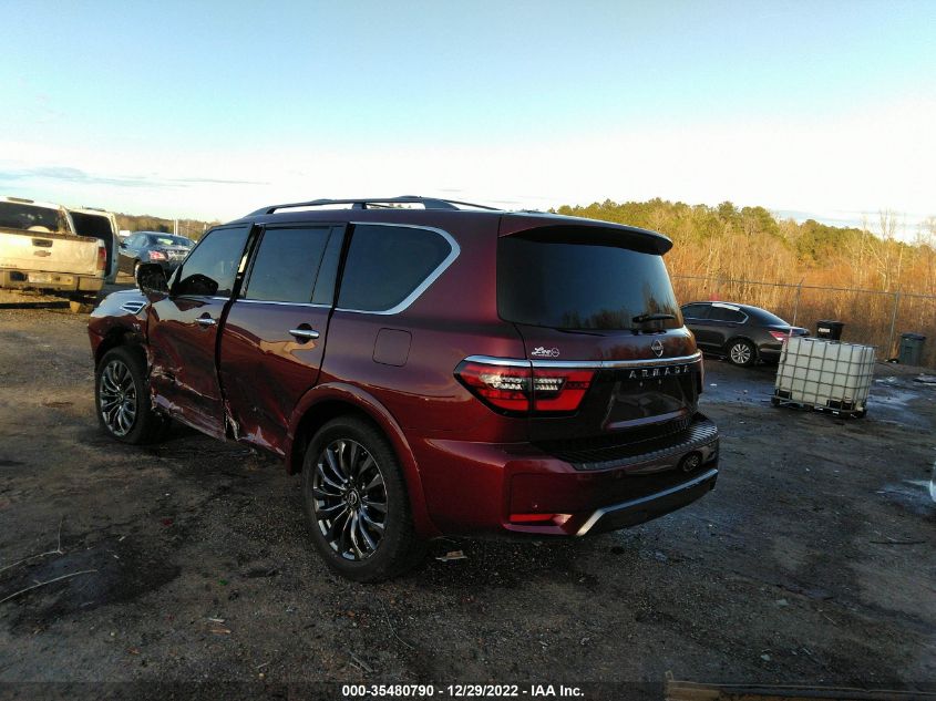 2022 NISSAN ARMADA PLATINUM VIN: JN8AY2DA0N9390813