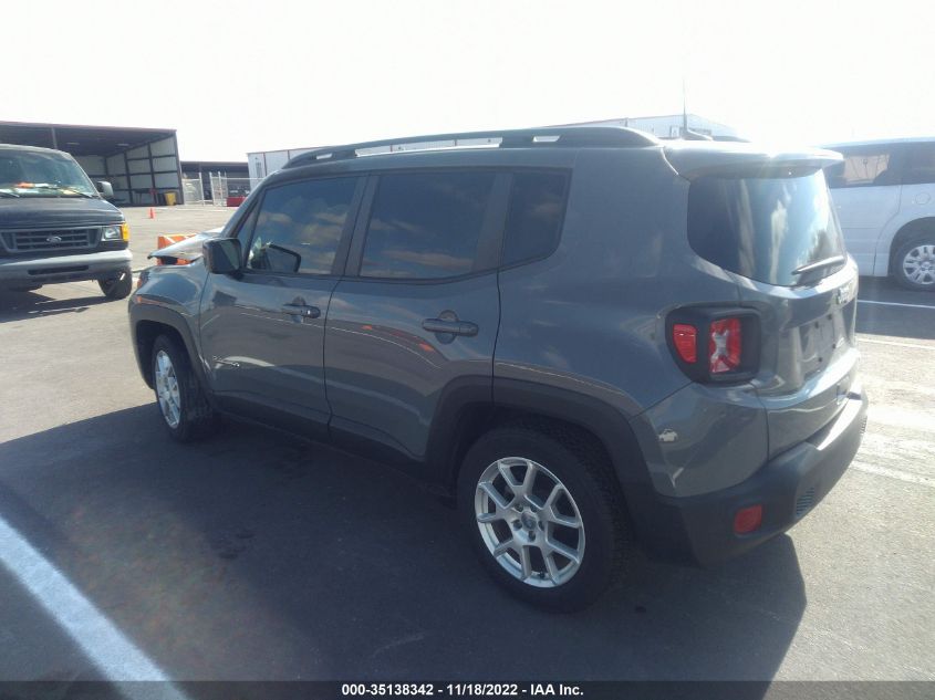 2020 JEEP RENEGADE LATITUDE VIN: ZACNJABB7LPL29104