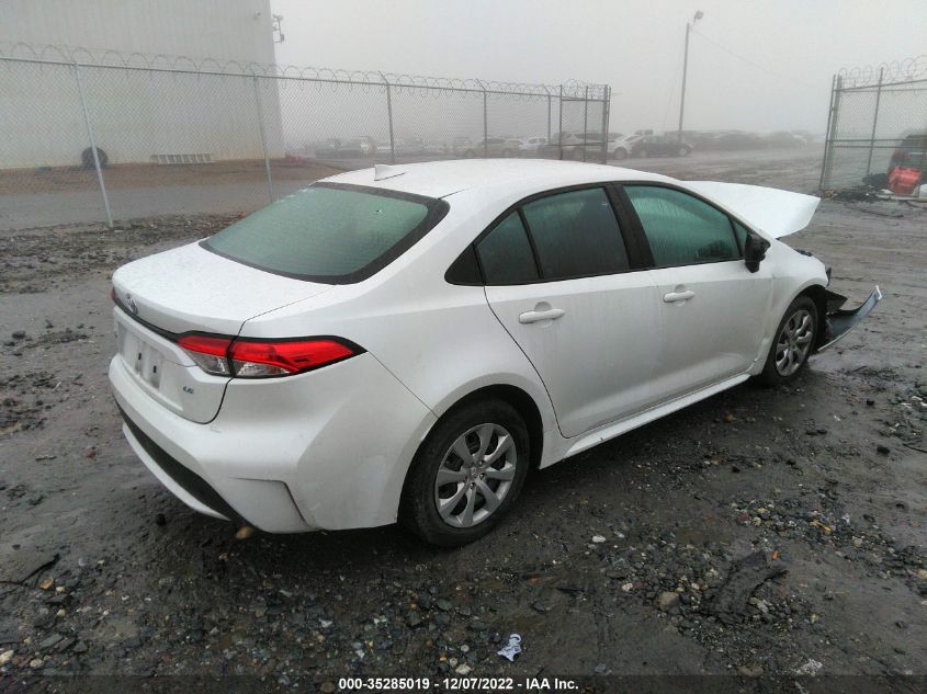 2022 TOYOTA COROLLA LE VIN: 5YFEPMAE1NP321948