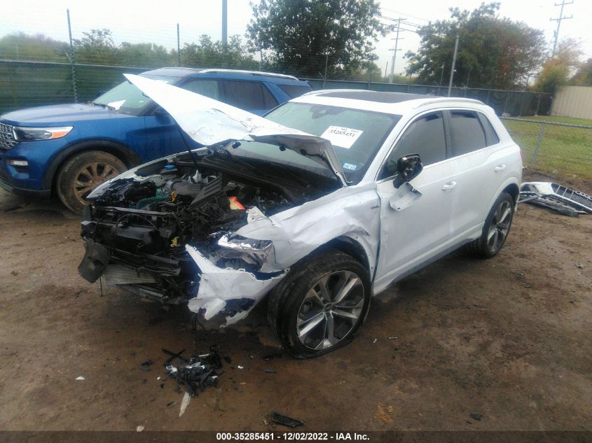 2021 AUDI Q3 S LINE PREMIUM PLUS VIN: WA1EECF33M1138992