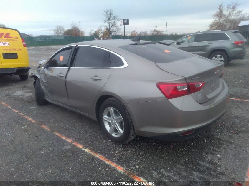 2022 CHEVROLET MALIBU LS VIN: 1G1ZB5STXNF192059