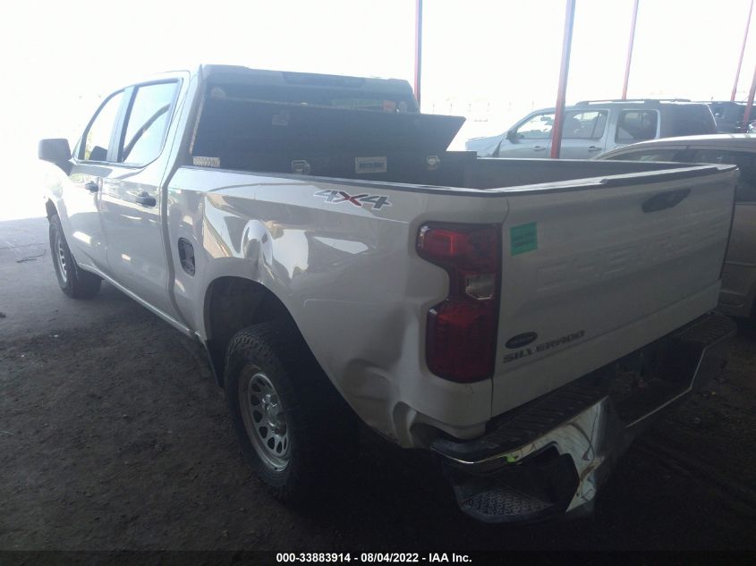 2020 CHEVROLET SILVERADO 1500 WORK TRUCK VIN: 3GCPYAEH8LG113772