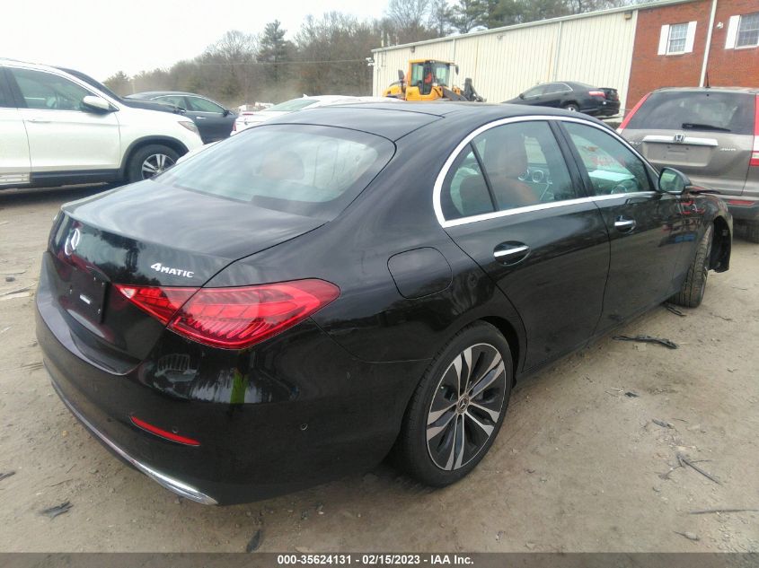 2022 MERCEDES-BENZ C-CLASS C 300 VIN: W1KAF4HB1NR008570