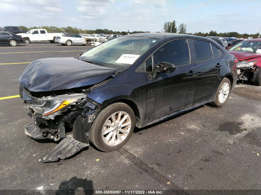 2022 TOYOTA COROLLA LE VIN: 5YFVPMAEXNP320989