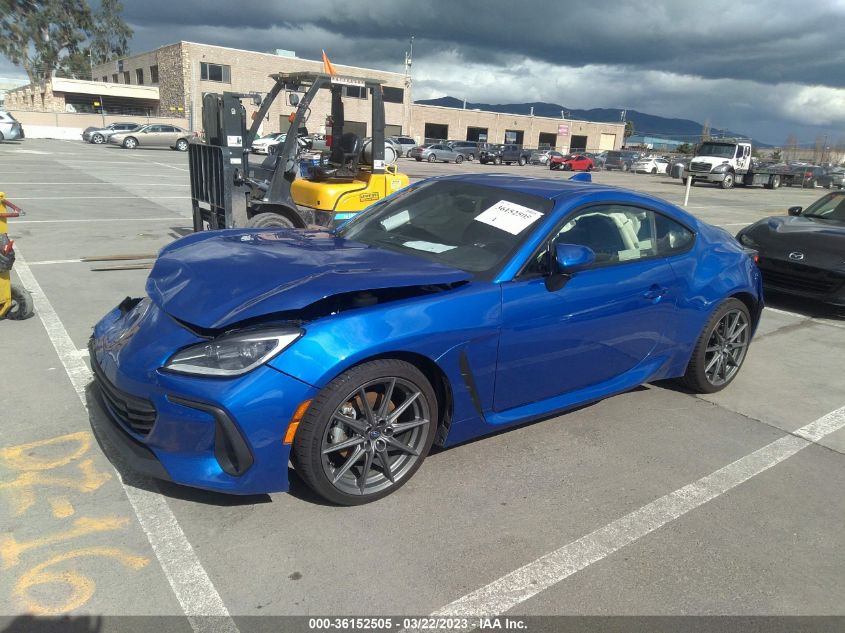 2023 SUBARU BRZ LIMITED VIN: JF1ZDBE17P9701400