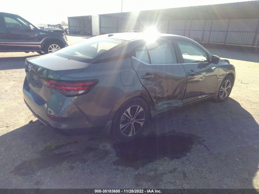 2022 NISSAN SENTRA SV VIN: 3N1AB8CV2NY294859