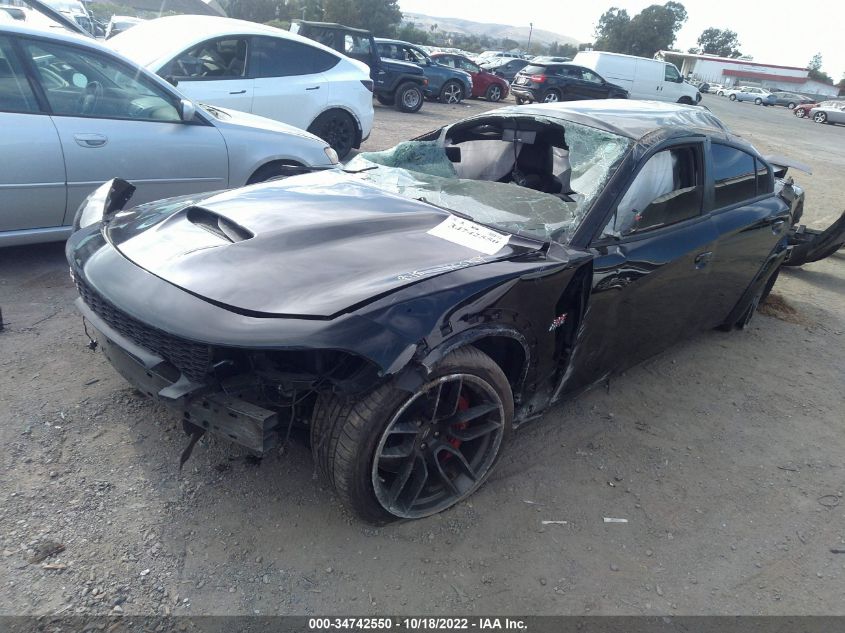 2021 DODGE CHARGER SCAT PACK WIDEBODY VIN: 2C3CDXGJ8MH645431