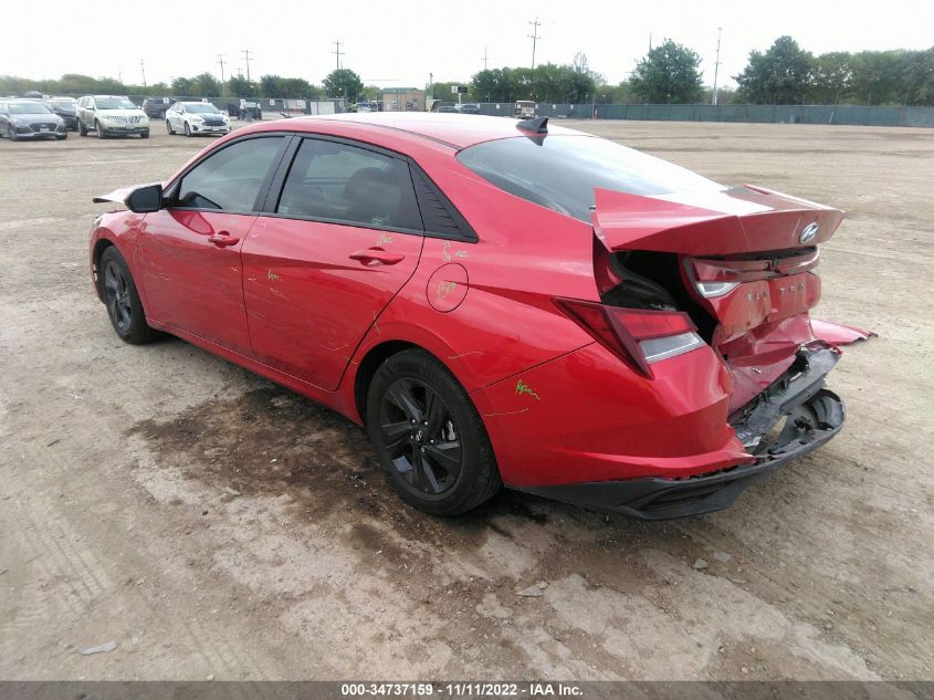 2022 HYUNDAI ELANTRA SEL VIN: 5NPLS4AG2NH059149