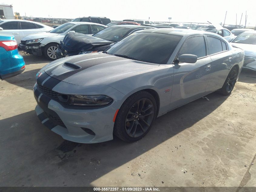 2022 DODGE CHARGER SCAT PACK VIN: 2C3CDXGJXNH178000