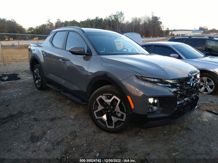 2022 HYUNDAI SANTA CRUZ LIMITED VIN: 5NTJEDAF9NH031002