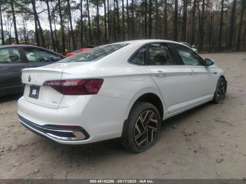 2022 VOLKSWAGEN JETTA SEL VIN: 3VWGM7BU2NM030386