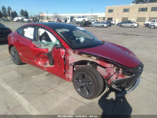 2022 TESLA MODEL 3 VIN: 5YJ3E1EA2NF148326