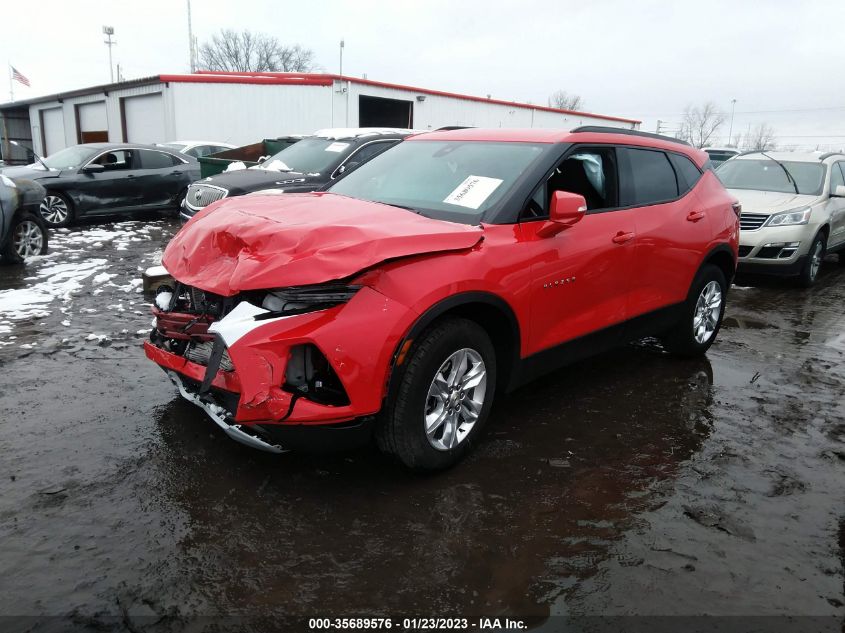 2022 CHEVROLET BLAZER LT VIN: 3GNKBHR44NS160798