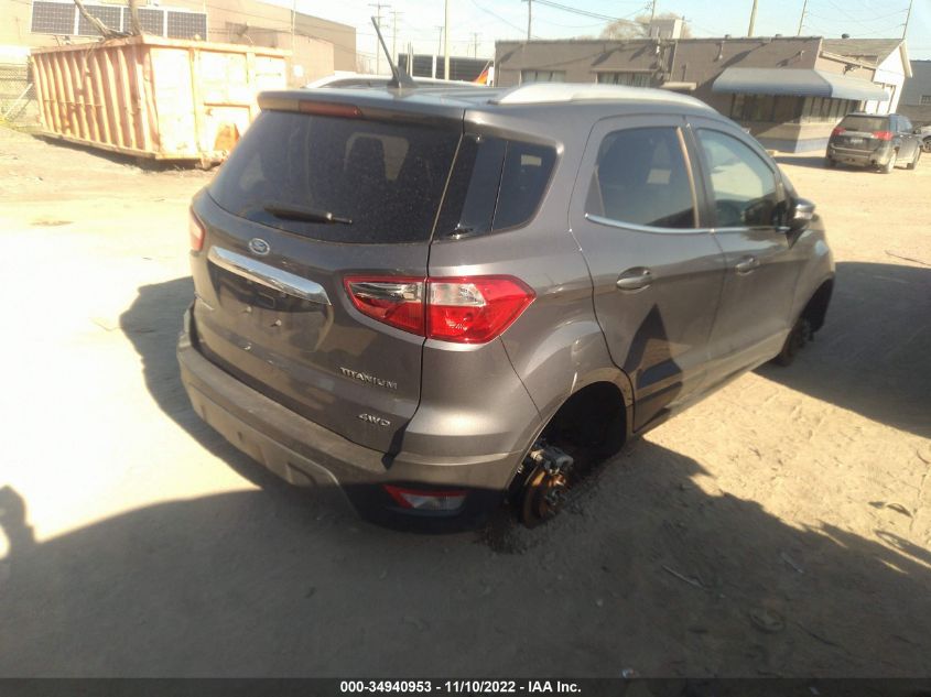 2022 FORD ECOSPORT TITANIUM VIN: MAJ6S3KL9NC461450