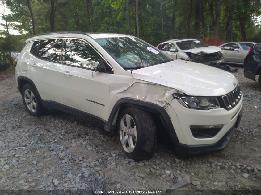 2021 JEEP COMPASS LATITUDE VIN: 3C4NJCBB1MT555874