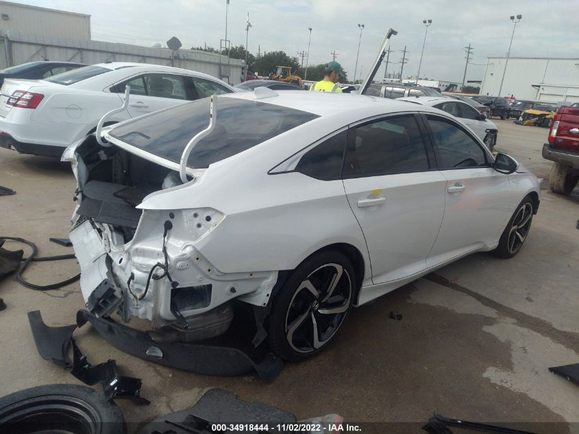 2020 HONDA ACCORD SEDAN SPORT VIN: 1HGCV2F32LA017491