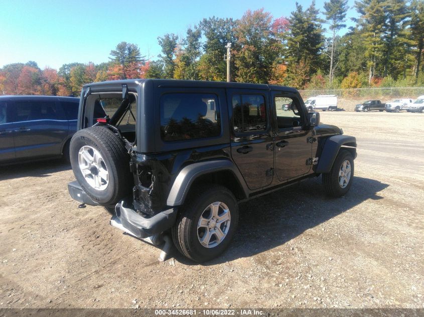 2020 JEEP WRANGLER UNLIMITED SPORT S VIN: 1C4HJXDN0LW129520