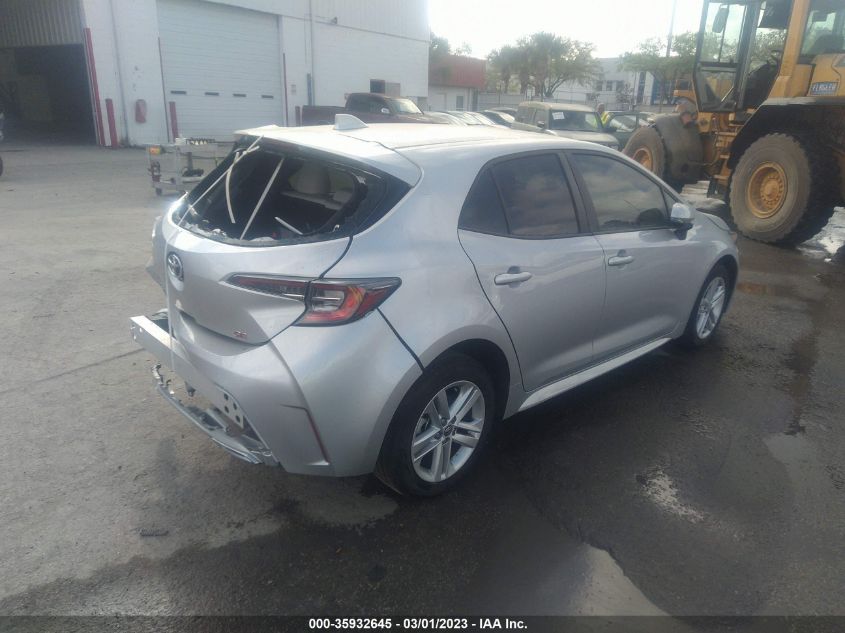 2022 TOYOTA COROLLA HATCHBACK SE VIN: JTNB4MBE2N3189927